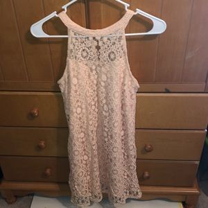 Light Pink Monteau Dress